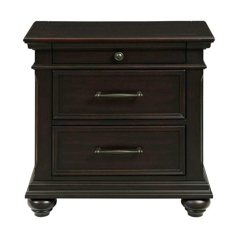 Elements International Slater 3-Drawer Nightstand SR800NS IMAGE 2