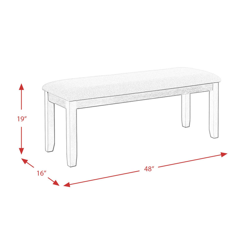 Elements International Martin Grey 6 pc Dinette DMT3006DS IMAGE 18