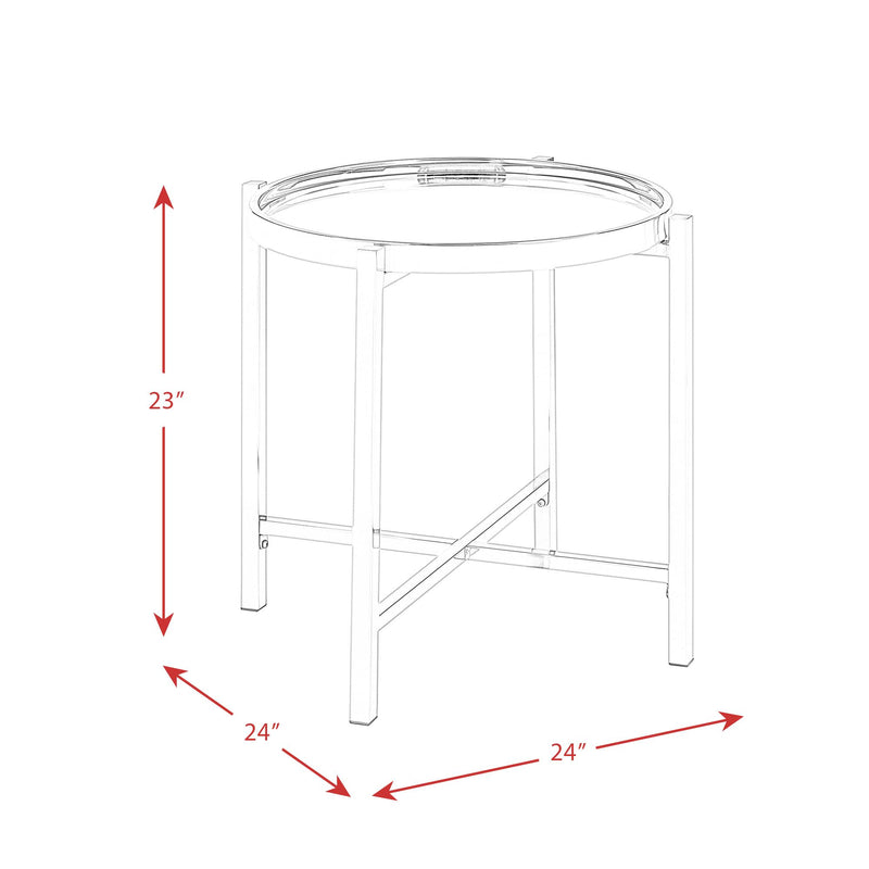 Elements International Edith End Table CEH100ET IMAGE 8