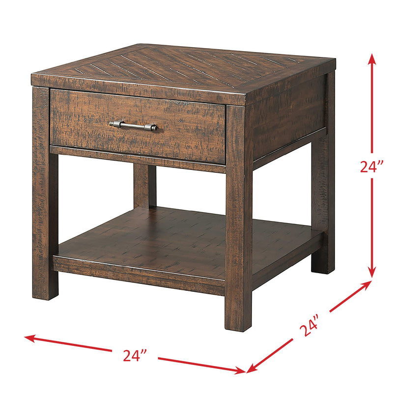 Elements International Jax End Table TJX100ET IMAGE 4