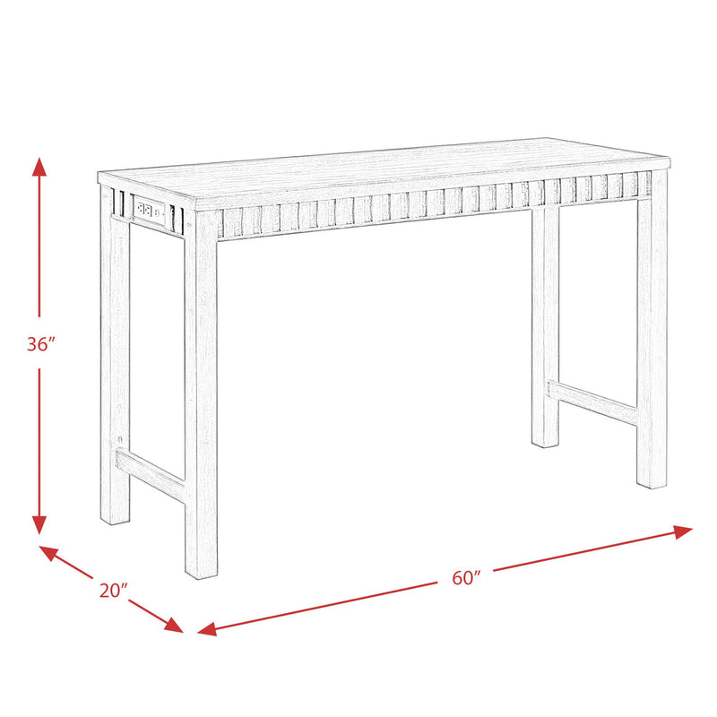 Elements International Shelter Bay 4 pc Counter Height Dinette TSB100BTSPE IMAGE 18