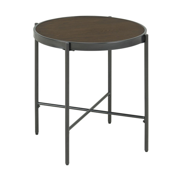 Elements International Vienna End Table CSO100ETWD IMAGE 1