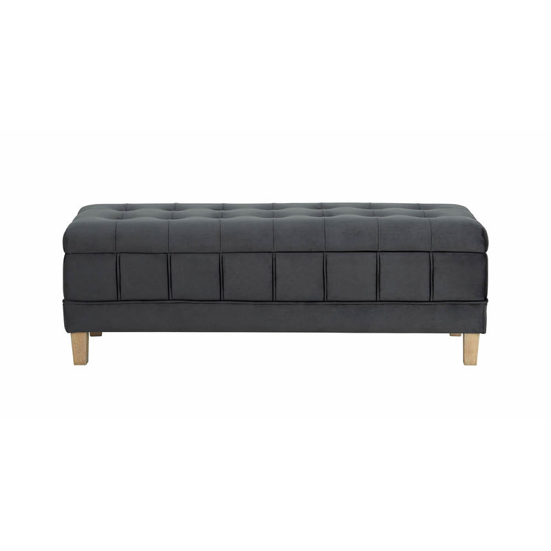 Elements International Crosby Fabric Storage Ottoman UCB1819001WWE IMAGE 3