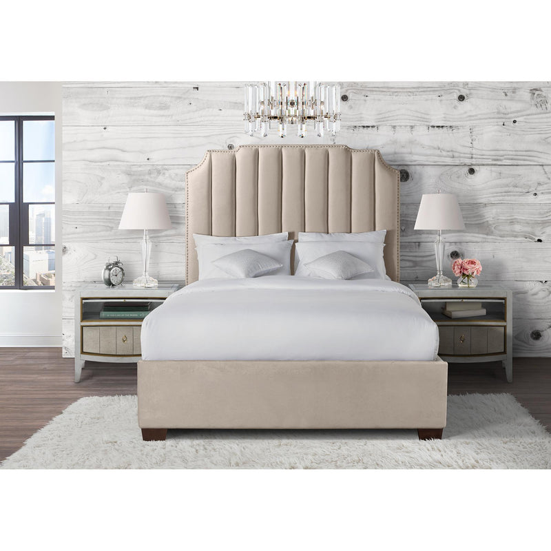 Elements International Harper King Upholstered Platform Bed UHR3152KB IMAGE 9