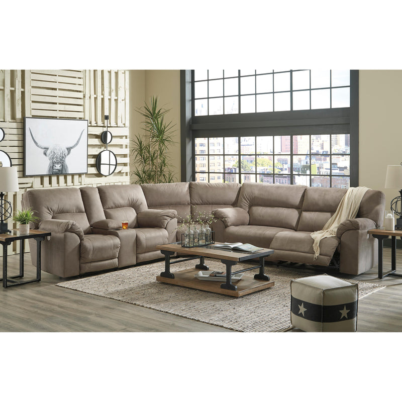 Benchcraft Cavalcade Power Reclining Leather Look Loveseat 7760196 IMAGE 15