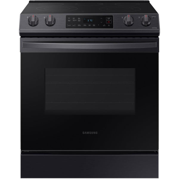 Samsung 30-inch Slide-in Electric Range with Wi-Fi Connectivity NE63T8111SG/AA IMAGE 1