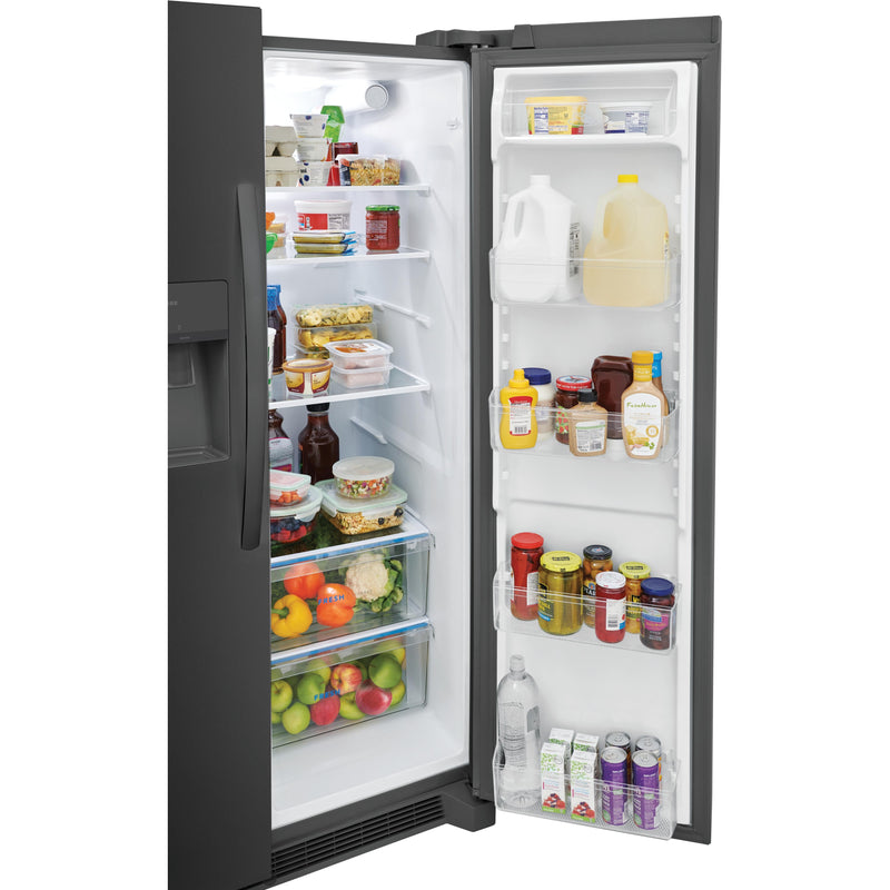 Frigidaire 36-inch, 25.6 cu.ft. Freestanding Side-by-Side Refrigerator with Ice and Water Dispensing System FRSS2623AD IMAGE 12