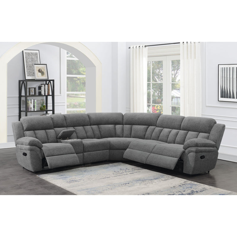 Coaster Furniture Bahrain Reclining Fabric 6 pc Sectional 609540LR/609540CON/609540AR/609540WDG/609540AR/609540RR IMAGE 8