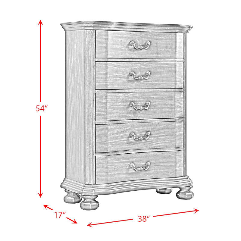 Elements International Avery 5-Drawer Chest AV600CH IMAGE 10