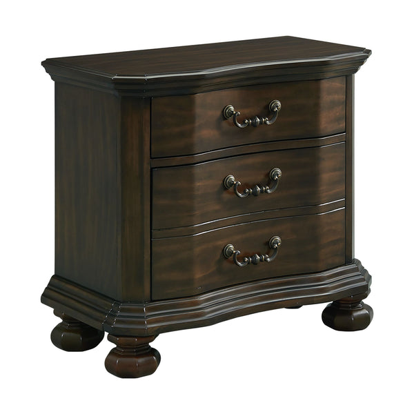 Elements International Avery 3-Drawer Nightstand AV650NS IMAGE 1