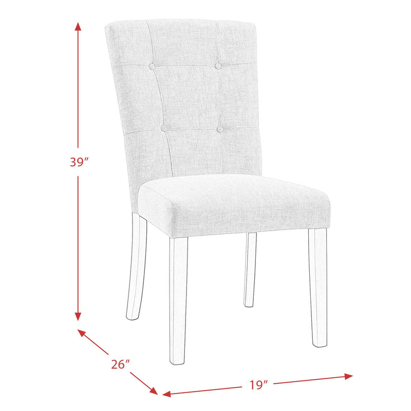 Elements International Lexi Dining Chair CLX100TFSC IMAGE 13