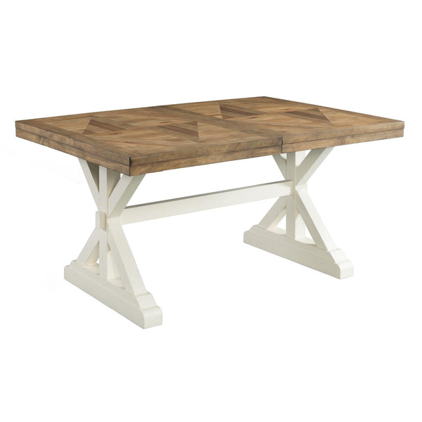 Elements International Park Creek Dining Table with Trestle Base DPK100RKDTB IMAGE 1