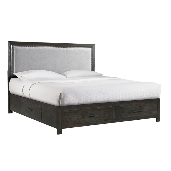 Elements International Shelby King Platform Bed with Storage SY600KB IMAGE 1