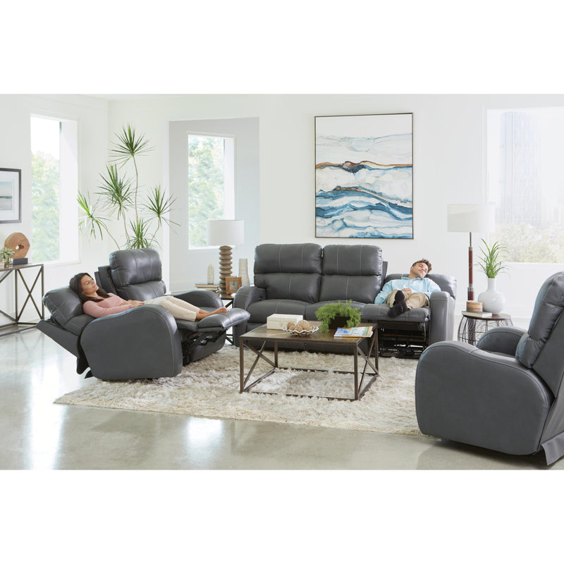 Catnapper Angelo Power Reclining Leather Match Loveseat 64462 1273-58/3073-58 IMAGE 4