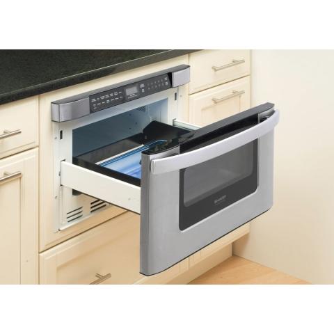 Sharp 24-inch, 1.2 cu. ft. Microwave Oven Drawer KB6524PSY IMAGE 2