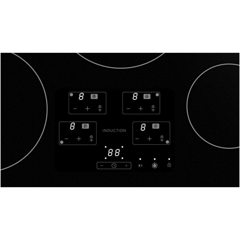 Sharp 30-inch Built-In Electric Cooktop with Induction SDH3042DB IMAGE 2