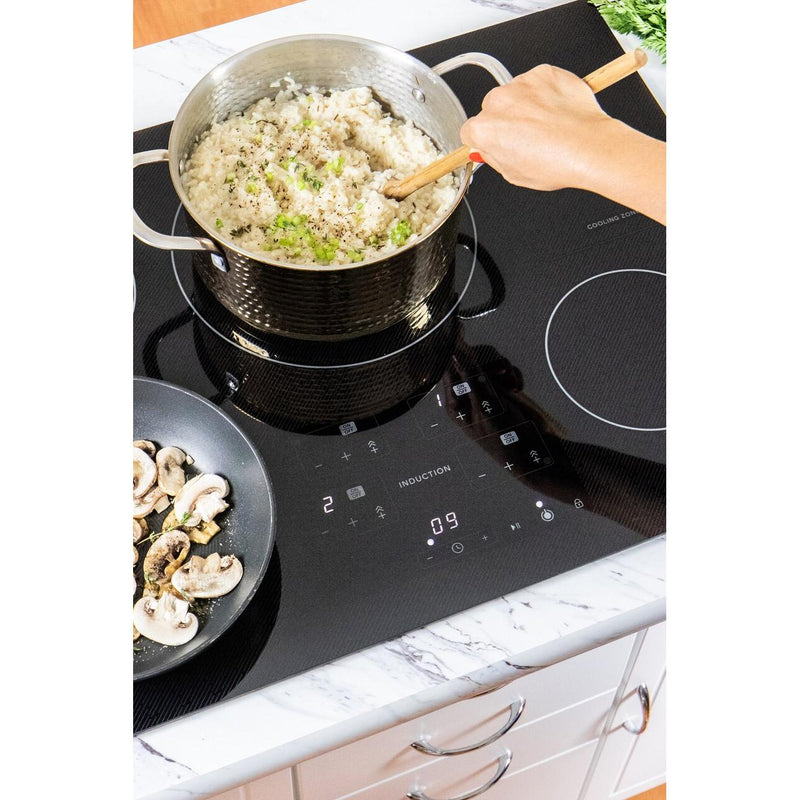 Sharp 30-inch Built-In Electric Cooktop with Induction SDH3042DB IMAGE 8