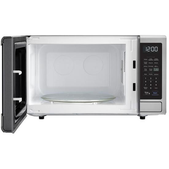 Sharp 20.3-inch, 1.1 cu. ft. Countertop Microwave Oven with Hands-Free Cooking with 30 Alexa Voice Commands SMC1139FS IMAGE 2