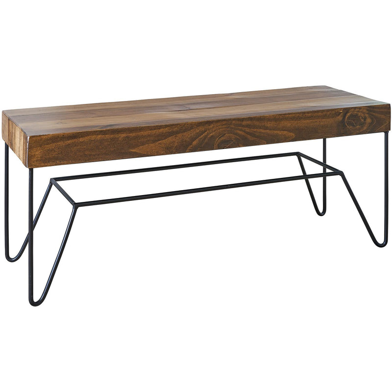 Elements International Cruz Bench MDCZ100BN IMAGE 1