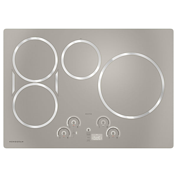 Monogram 30-inch Built-In Electric Cooktop with Induction ZHU30RSPSS IMAGE 1