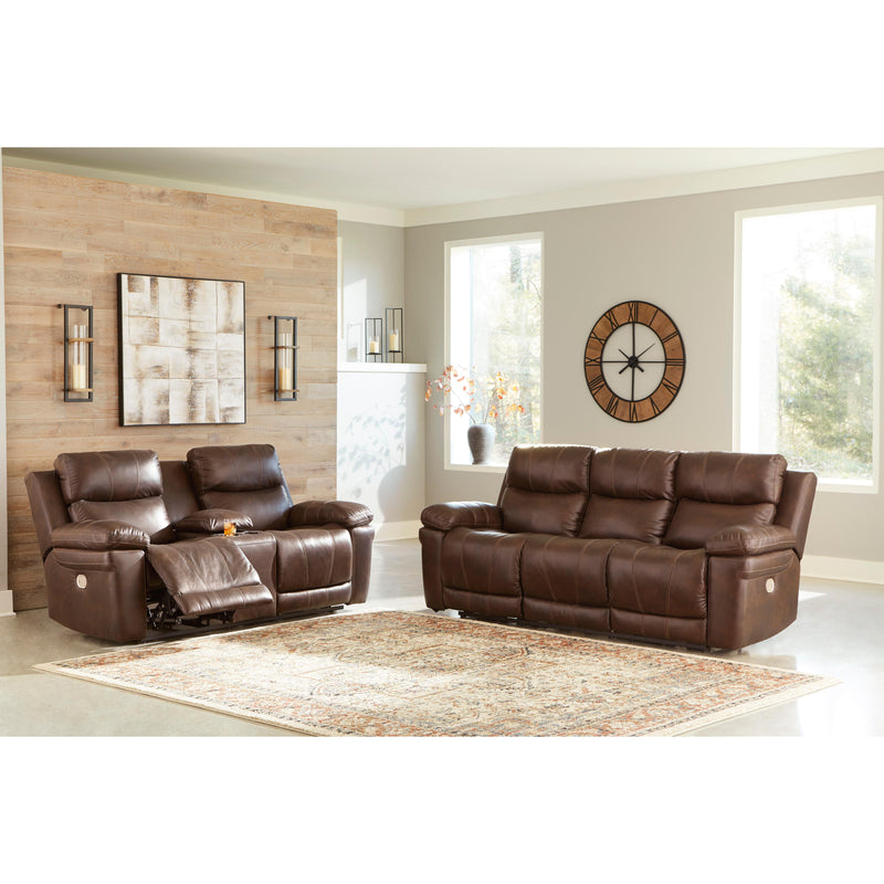 Signature Design by Ashley Edmar Power Reclining Leather Match Sofa U6480515 IMAGE 7