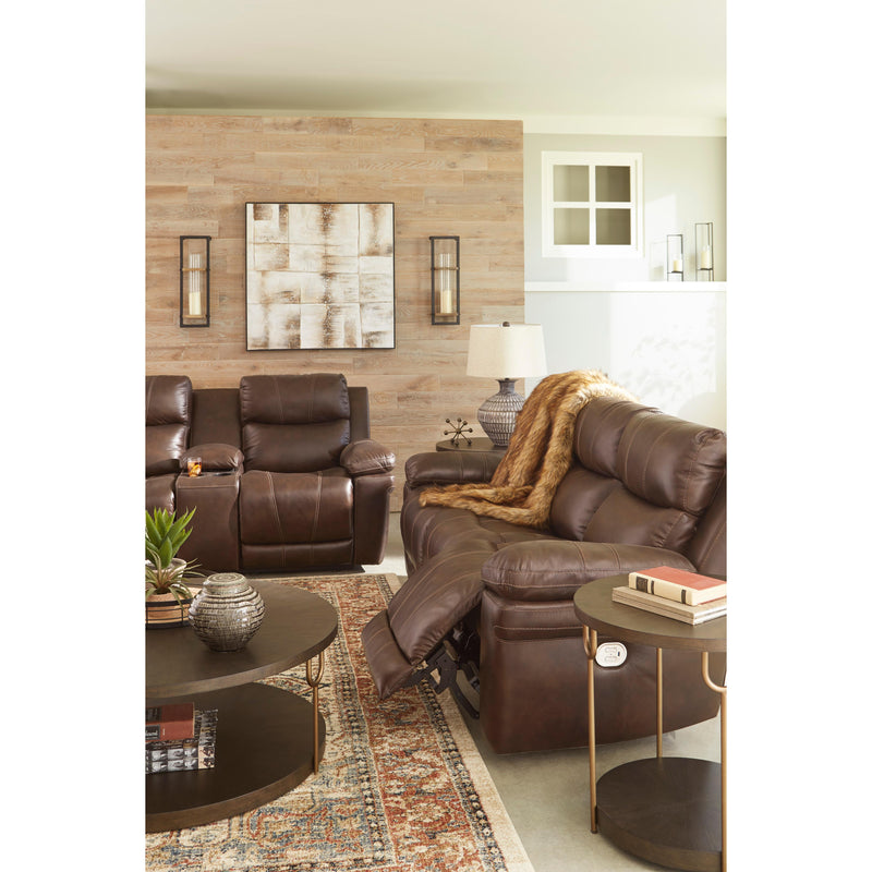 Signature Design by Ashley Edmar Power Reclining Leather Match Sofa U6480515 IMAGE 9