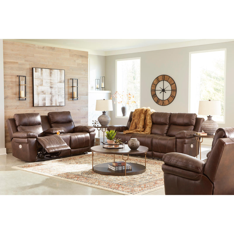 Signature Design by Ashley Edmar Power Reclining Leather Match Loveseat U6480518 IMAGE 12