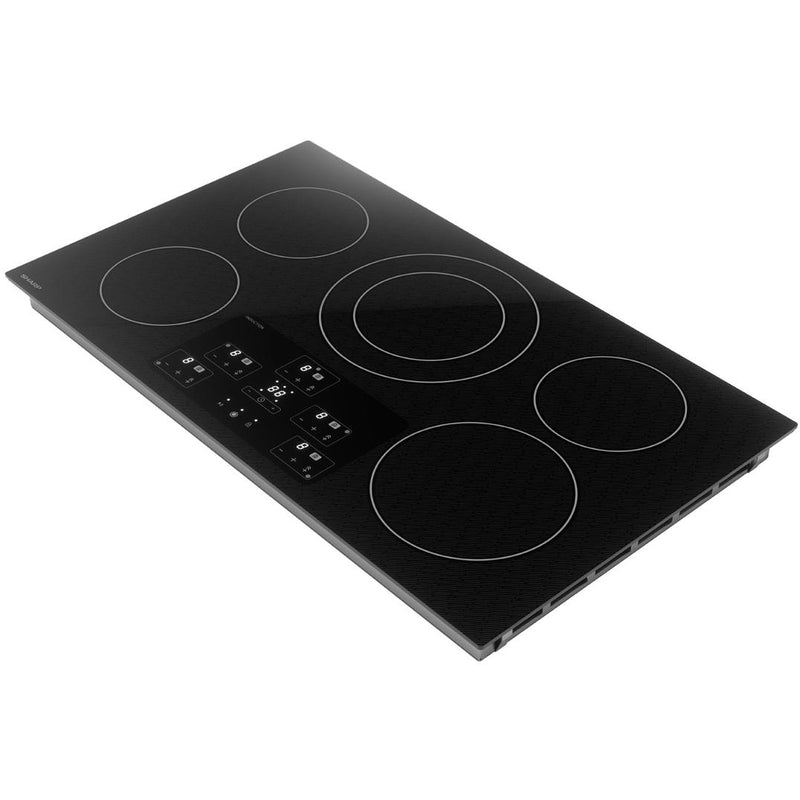 Sharp 36-inch Built-In Electric Cooktop with Induction SDH3652DB IMAGE 4