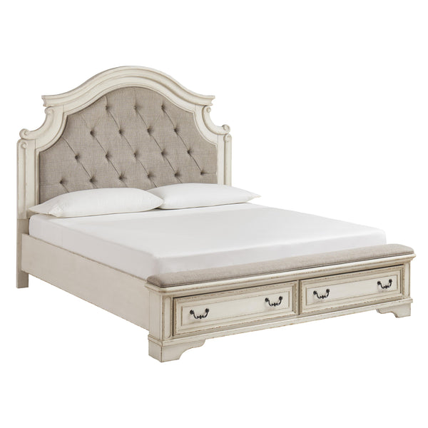 Signature Design by Ashley Realyn King Upholstered Platform Bed B743-58/B743-56S/B743-197 IMAGE 1