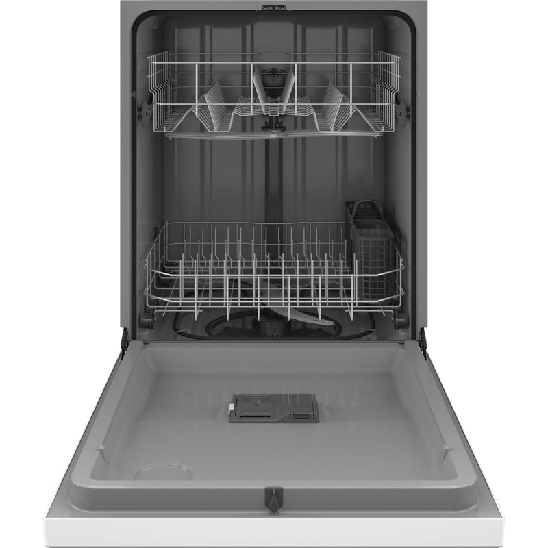 Hotpoint 24-inch Built-in Dishwasher with Water Filtration System HDF330PGRWW IMAGE 2