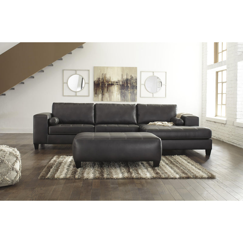 Signature Design by Ashley Nokomis Leather Look 2 pc Sectional 8772166/8772117 IMAGE 9