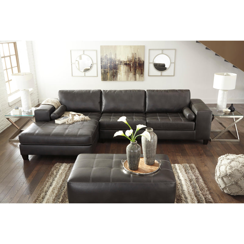 Signature Design by Ashley Nokomis Leather Look 2 pc Sectional 8772116/8772167 IMAGE 10