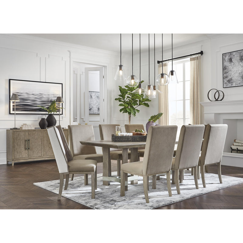 Signature Design by Ashley Chrestner Dining Table with Pedestal Base D983-25 IMAGE 9