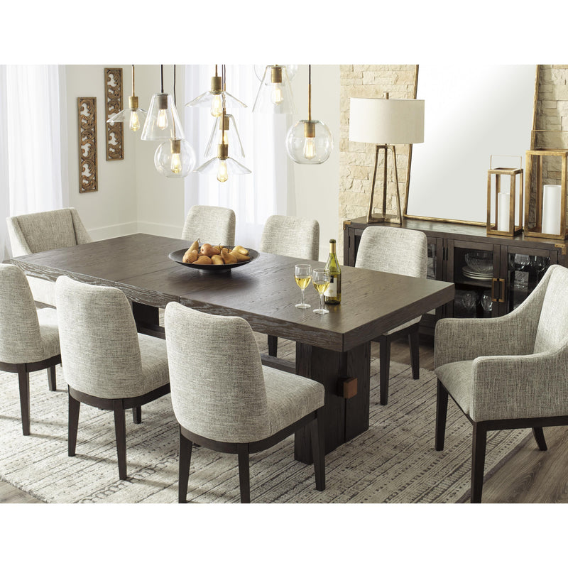 Signature Design by Ashley Burkhaus Dining Table with Trestle Base D984-45 IMAGE 16