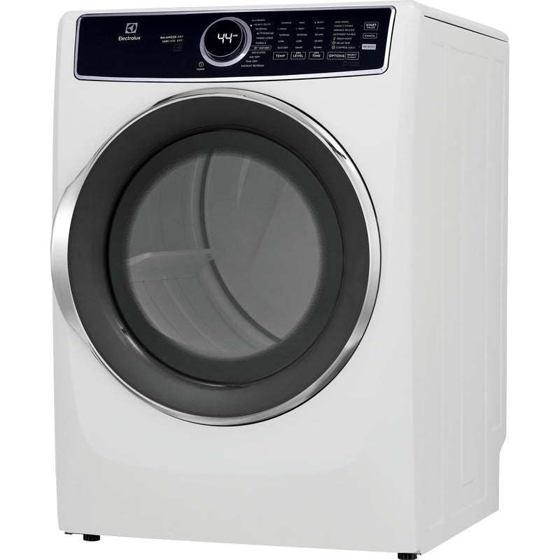 Electrolux 8.0 cu.ft. Front Load Perfect Steam™ Electric Dryer with Balanced Dry™ ELFE7637BW IMAGE 3