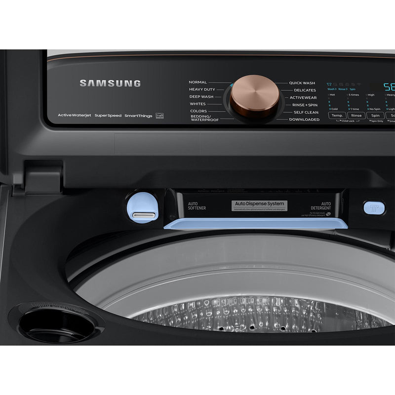 Samsung 5.5 cu.ft. Top Loading Washer with Wi-Fi Connectivity WA55A7700AV/US IMAGE 4