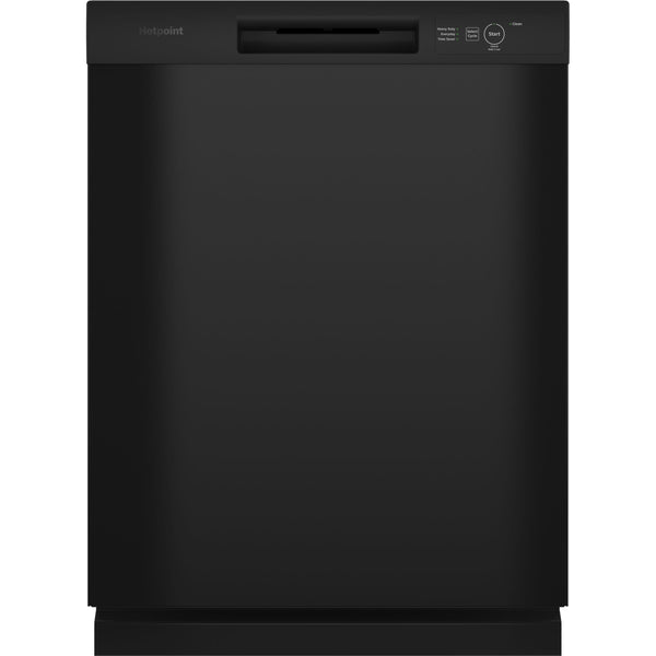 Hotpoint 24-inch Built-in Dishwasher with Water Filtration System HDF330PGRBB IMAGE 1