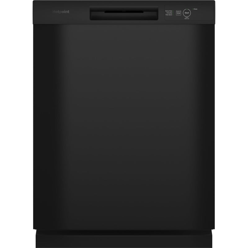 Hotpoint 24-inch Built-in Dishwasher with Water Filtration System HDF330PGRBB IMAGE 1