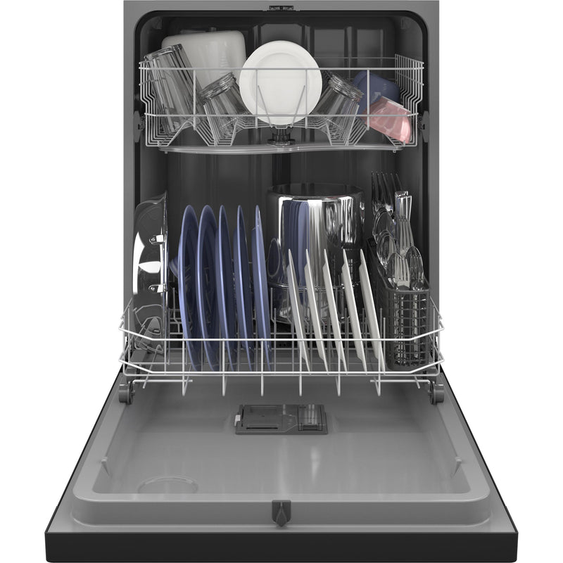 Hotpoint 24-inch Built-in Dishwasher with Water Filtration System HDF330PGRBB IMAGE 3