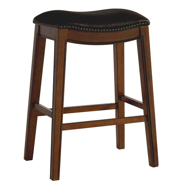 Elements International Fiesta Pub Height Stool LFS100BSTDB IMAGE 1