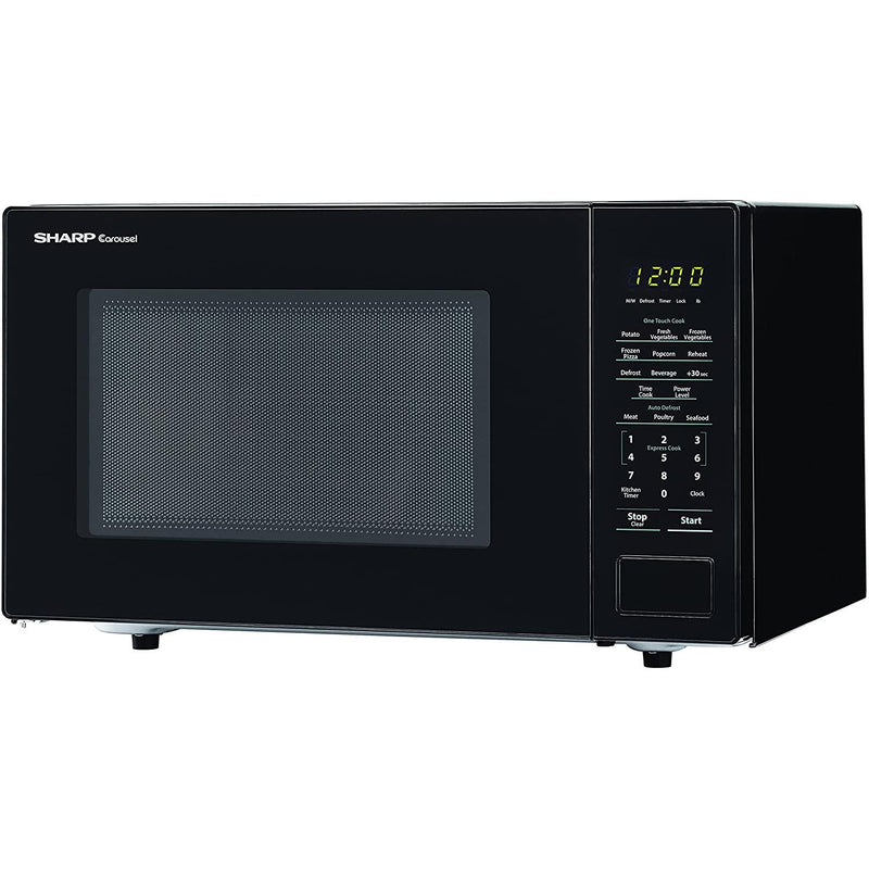 Sharp 20-inch, 1.1 cu.ft. Countertop Microwave Oven with Auto Defrost ZSMC1131CB IMAGE 2