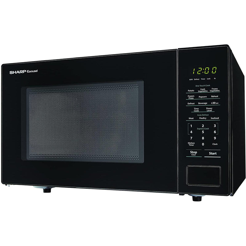 Sharp 20-inch, 1.1 cu.ft. Countertop Microwave Oven with Auto Defrost ZSMC1131CB IMAGE 3