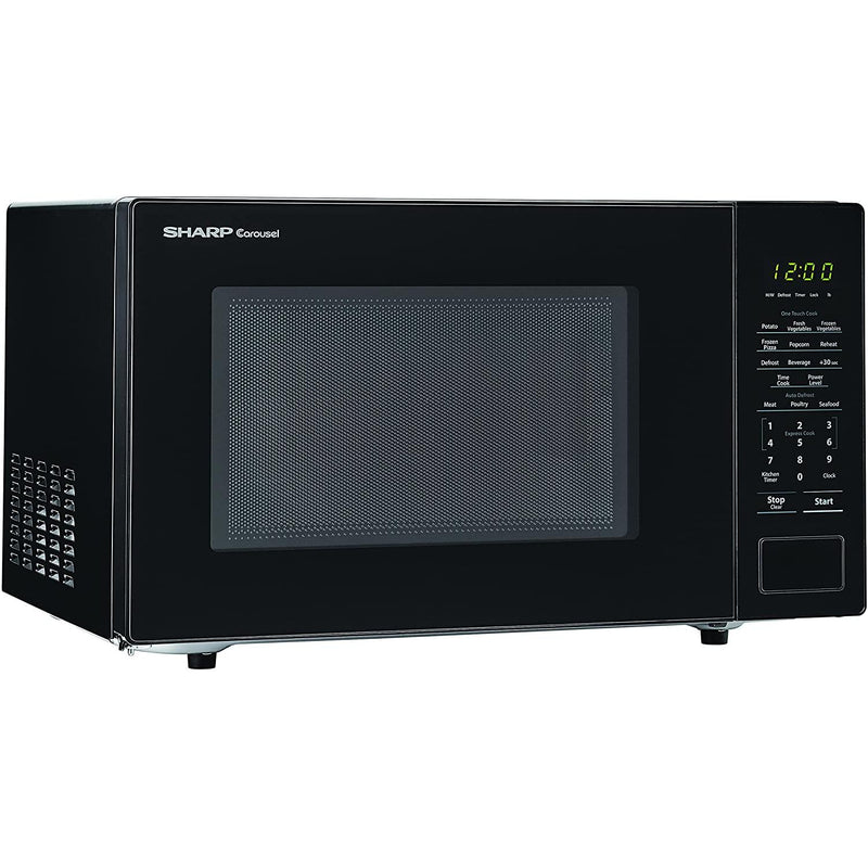 Sharp 20-inch, 1.1 cu.ft. Countertop Microwave Oven with Auto Defrost ZSMC1131CB IMAGE 4