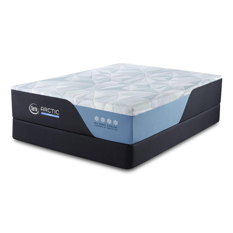 Serta Arctic Medium Hybrid Mattress Set (Queen) IMAGE 1