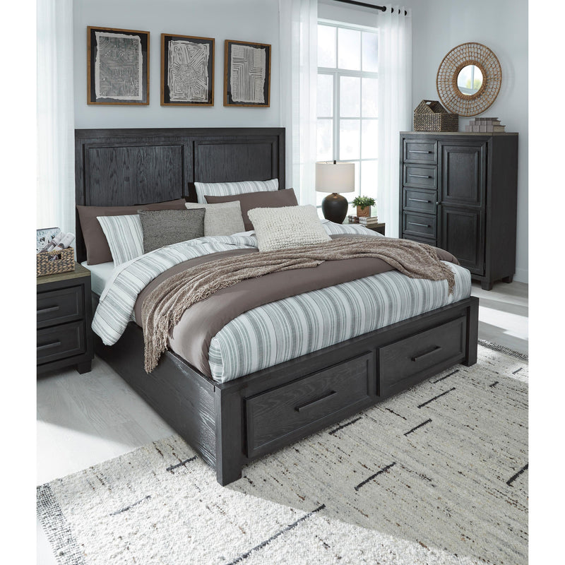 Signature Design by Ashley Foyland California King Panel Bed with Storage B989-58/B989-56S/B989-94 IMAGE 9