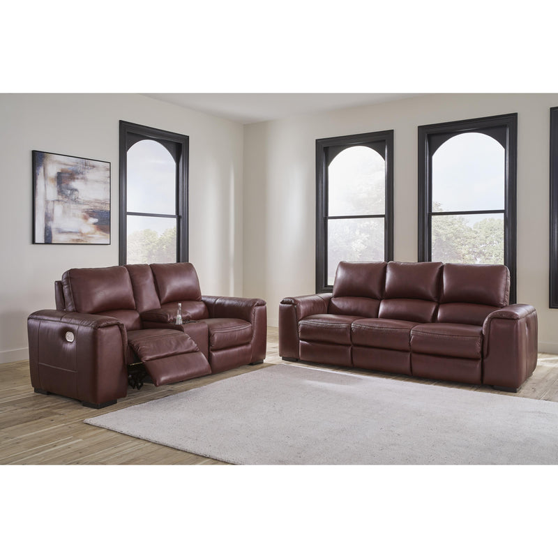 Signature Design by Ashley Alessandro Power Reclining Leather Match Loveseat U2550118 IMAGE 12