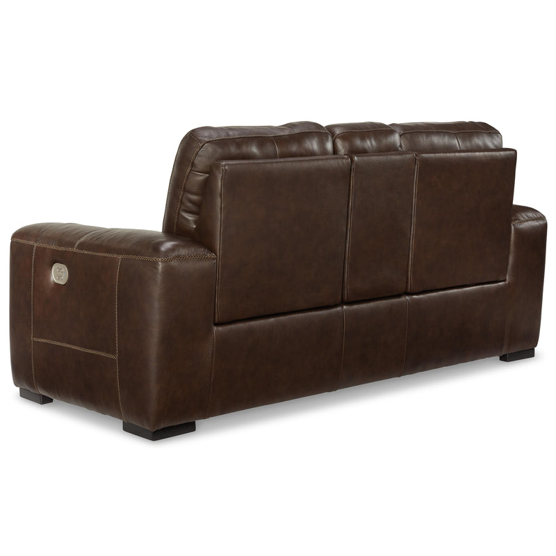 Signature Design by Ashley Alessandro Power Reclining Leather Match Loveseat U2550218 IMAGE 5