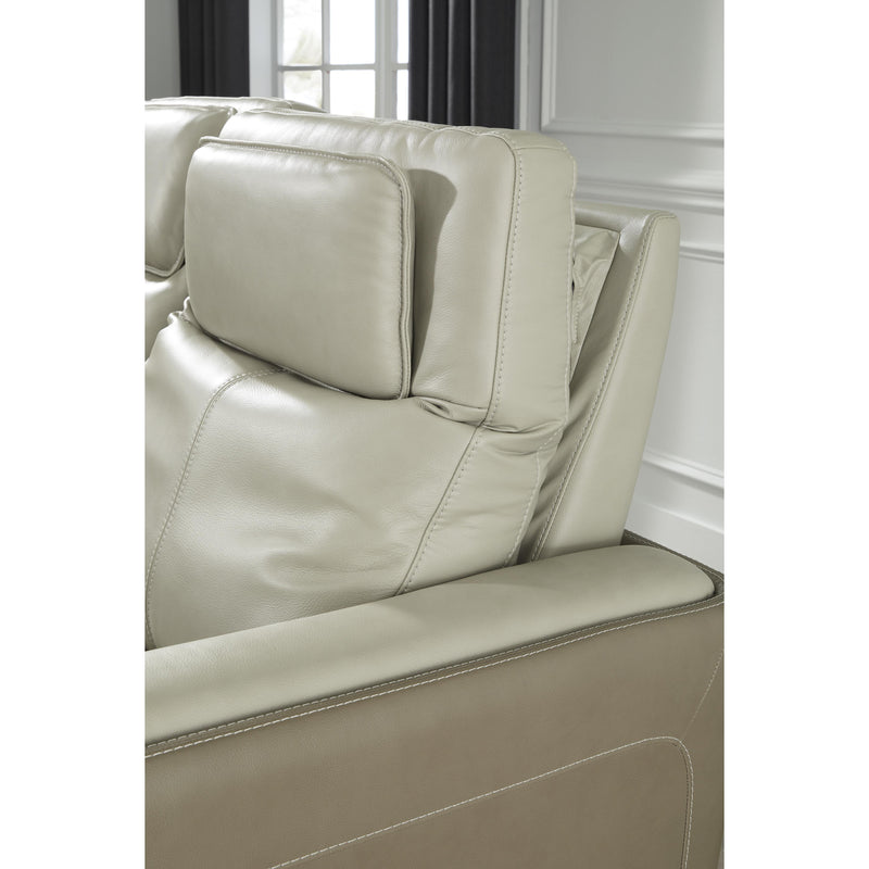 Signature Design by Ashley Battleville Power Reclining Leather Match Loveseat U3070514 IMAGE 7