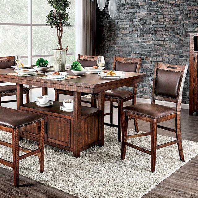 Furniture of America Wichita Counter Height Dining Table CM3061PT IMAGE 1