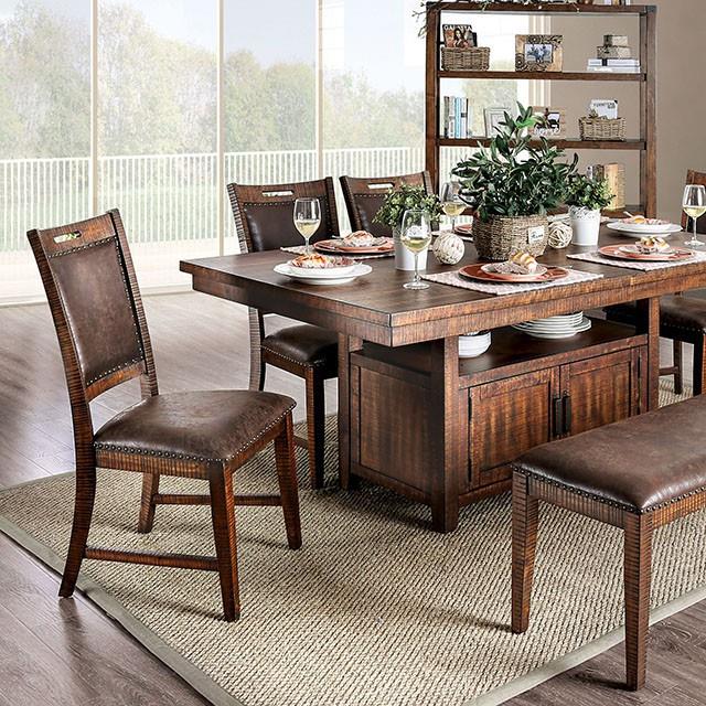 Furniture of America Wichita Dining Table CM3061T IMAGE 1